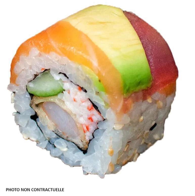 RAINBOW DRAGON ROLL    X 6