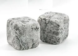 3 Glaçons en granit du Mont-Blanc