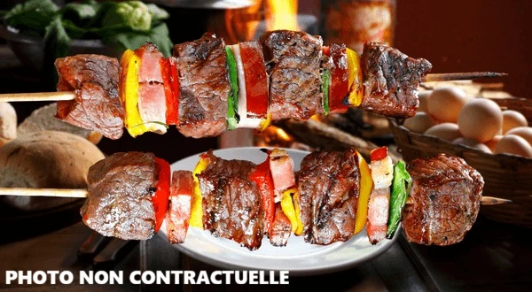 BROCHETTE DE BOEUF "" TERIYAKI ""  X 4