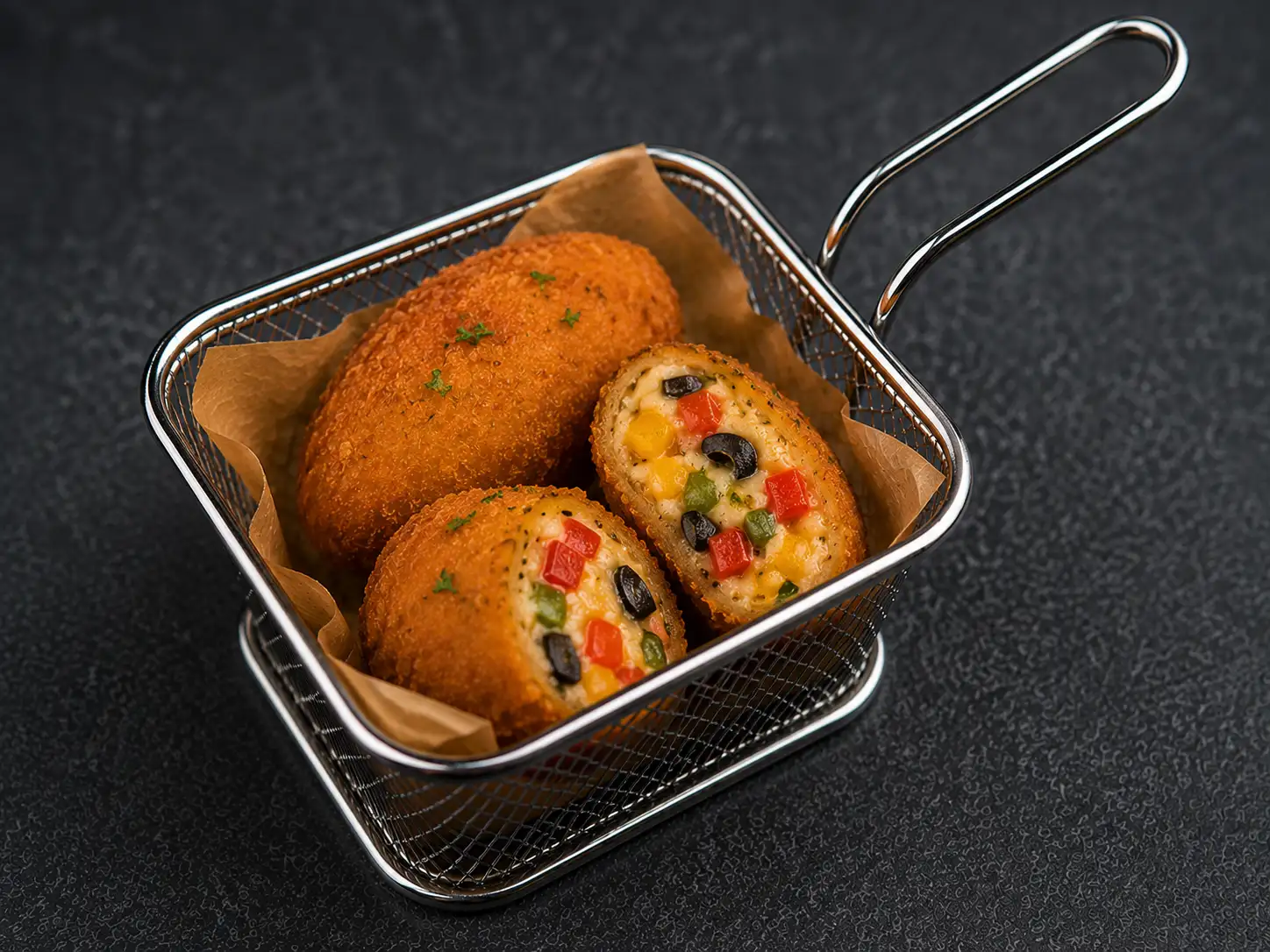 CROQUETAS AUX PETITS LEGUMES (3 piéces)