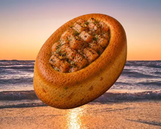 MINI CAKE CALISSON " tartare de saumon grillé"
